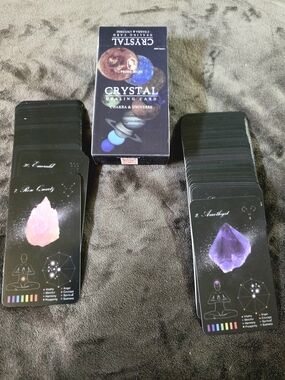 Crystal Healing Card Deck - Chakra & Universe
